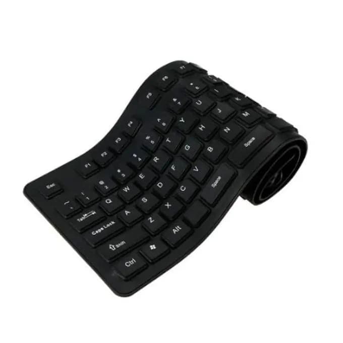 Flexible Keyboard – Waterproof, Roll-UpDesign, SilentTyping,